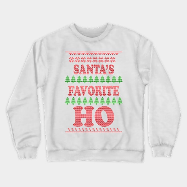 Santas favorite Ho Crewneck Sweatshirt by Carlo Betanzos